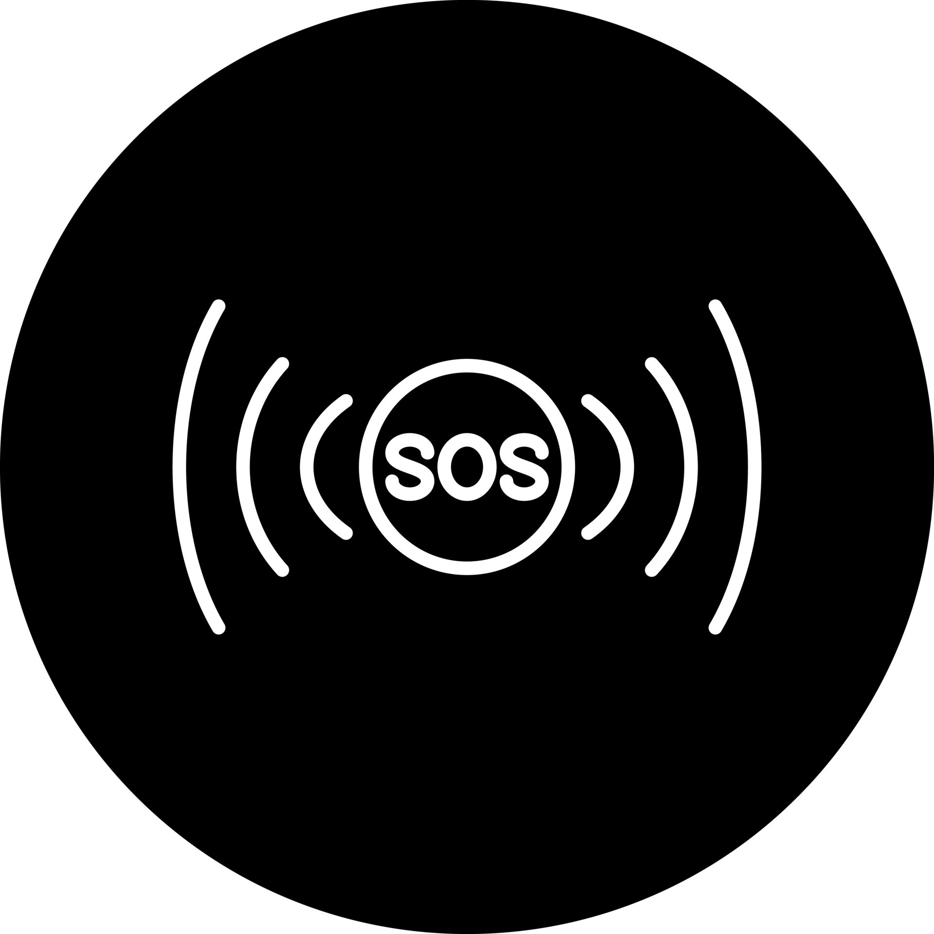 distress signal Vector Icon Style 22562915 Vector Art at Vecteezy