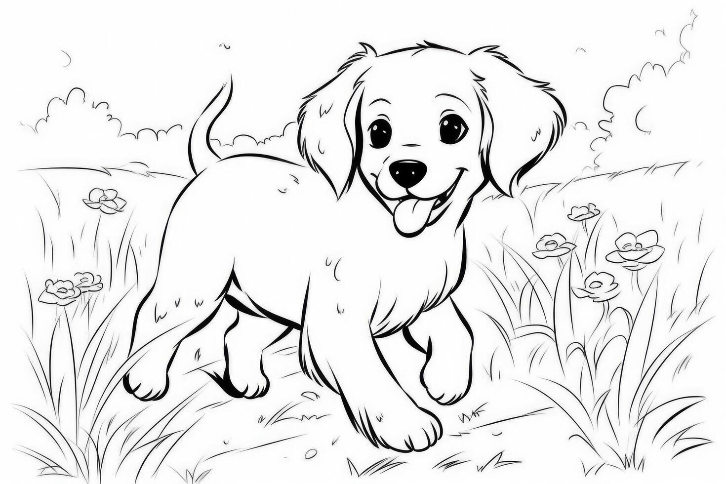10 Cute Puppy Coloring Pages That Kids Will Love