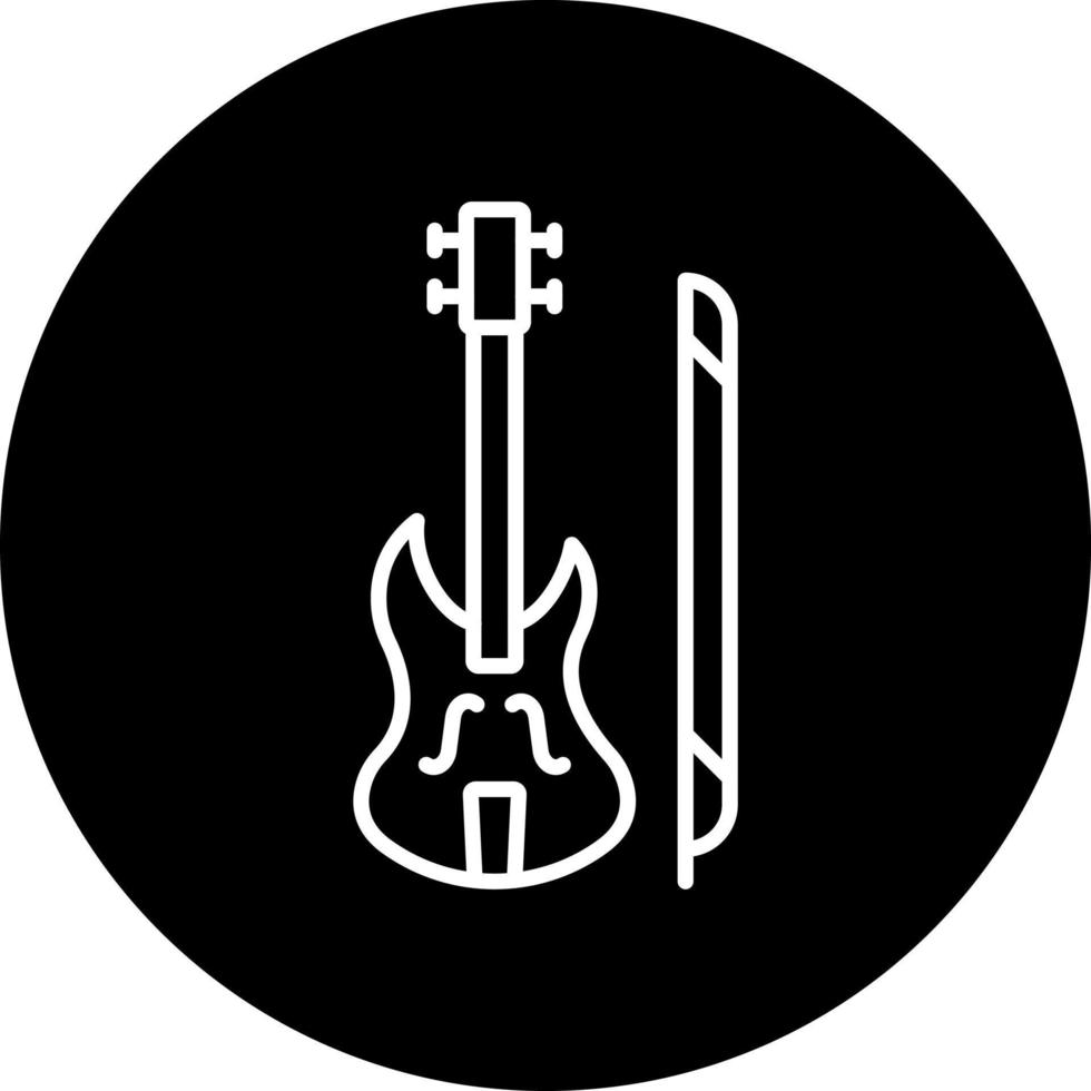 violin Vector Icon Style