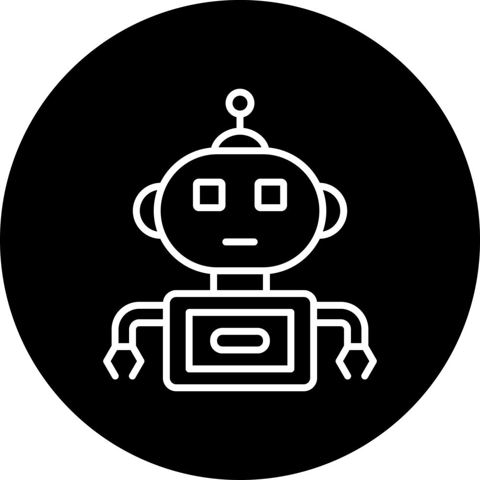 Robot Vector Icon Style