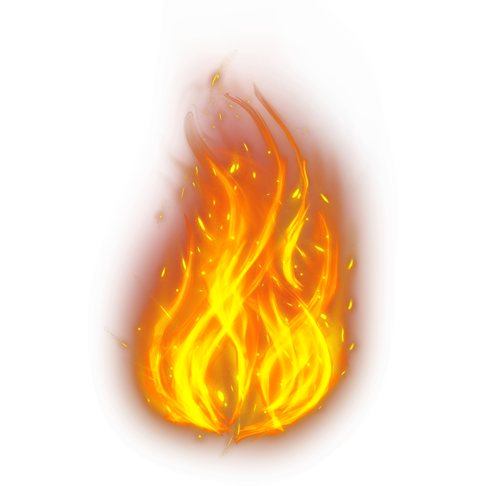 Realistic burning fire flames, Burning hot sparks realistic fire flame, Fire flames effect png