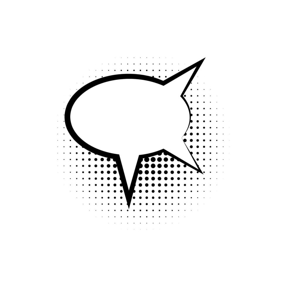 pop art, speech bubble vector icon