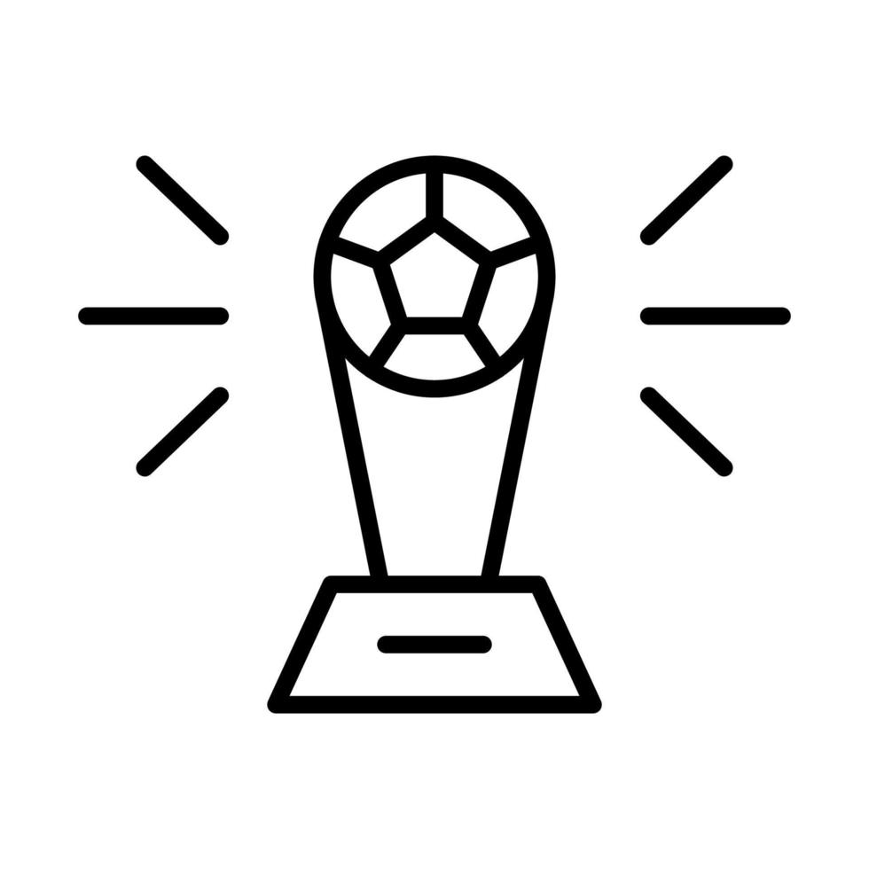 trofeo, fútbol americano vector icono