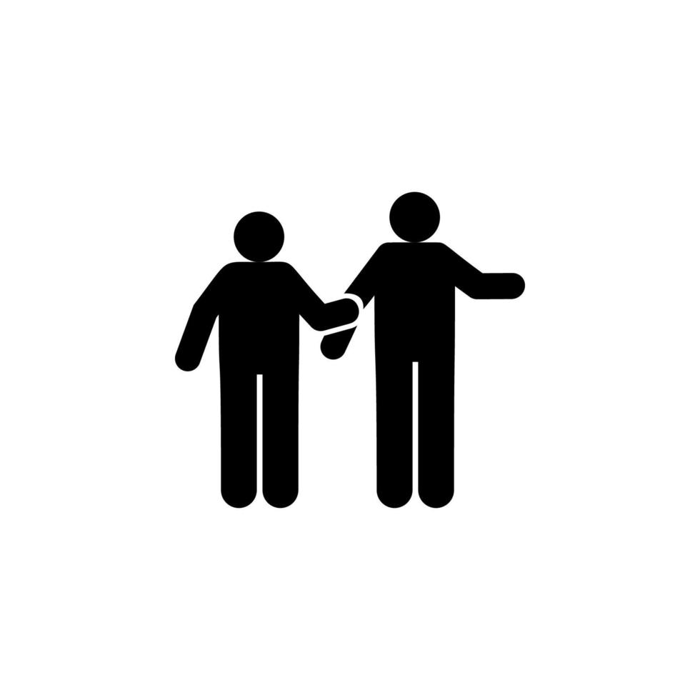 Boys friend vector icon