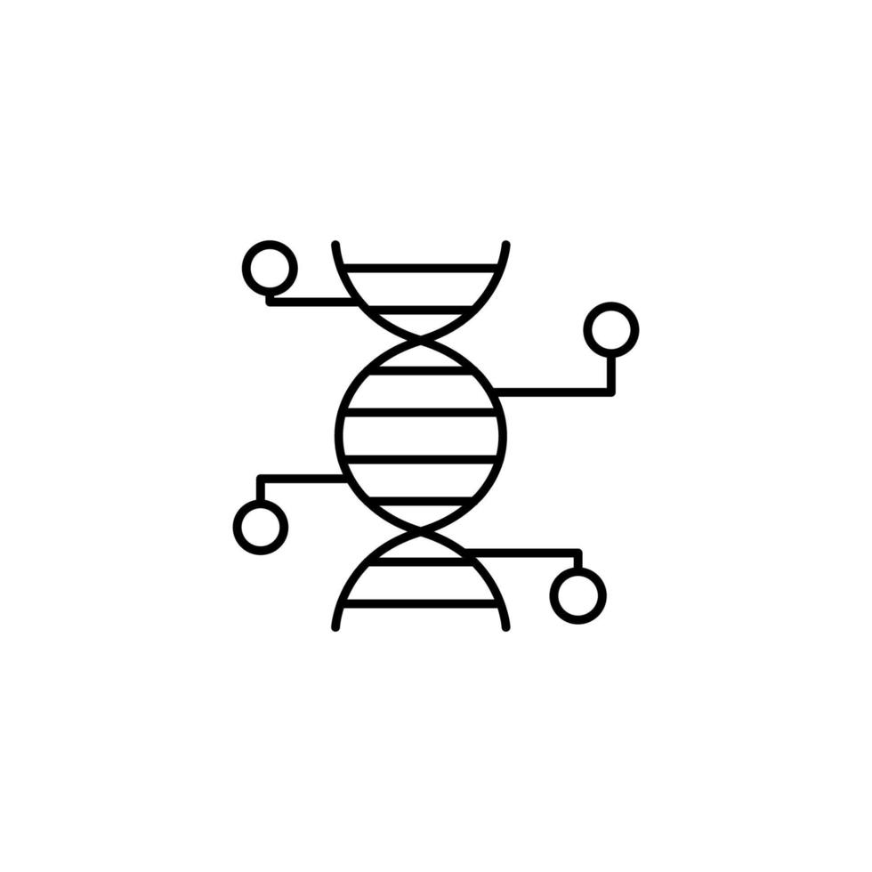 DNA, system vector icon