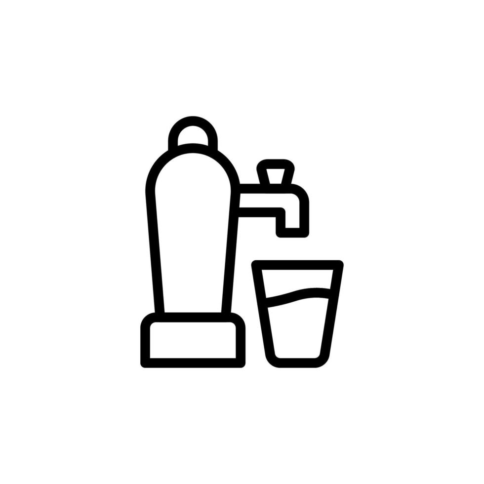 Beer machine vector icon