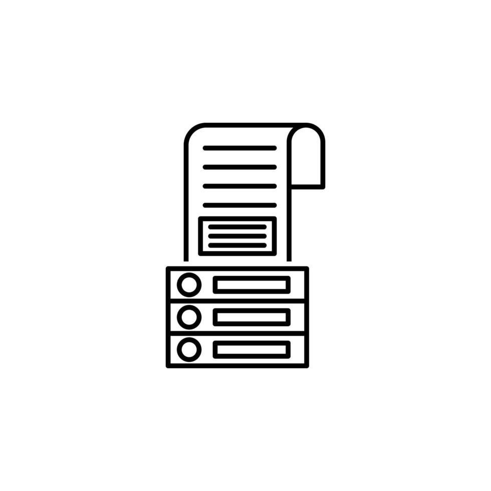 data, database vector icon