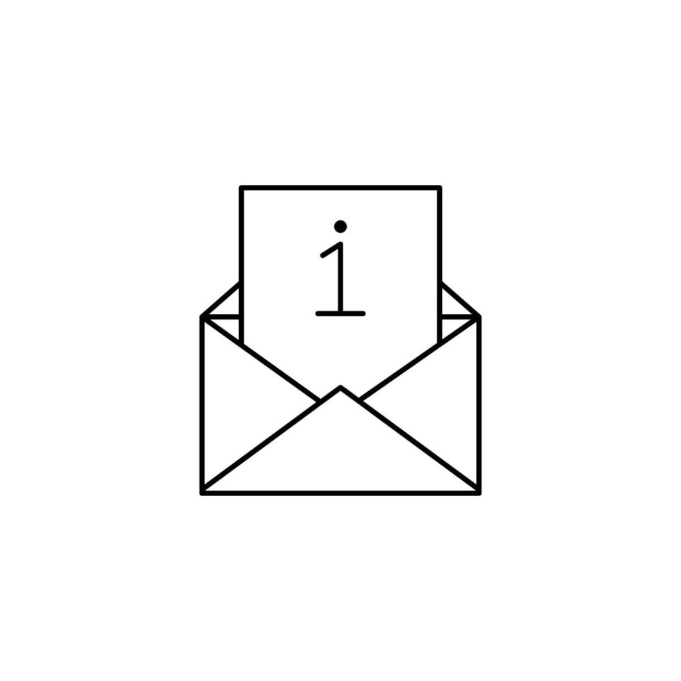 Message, email vector icon
