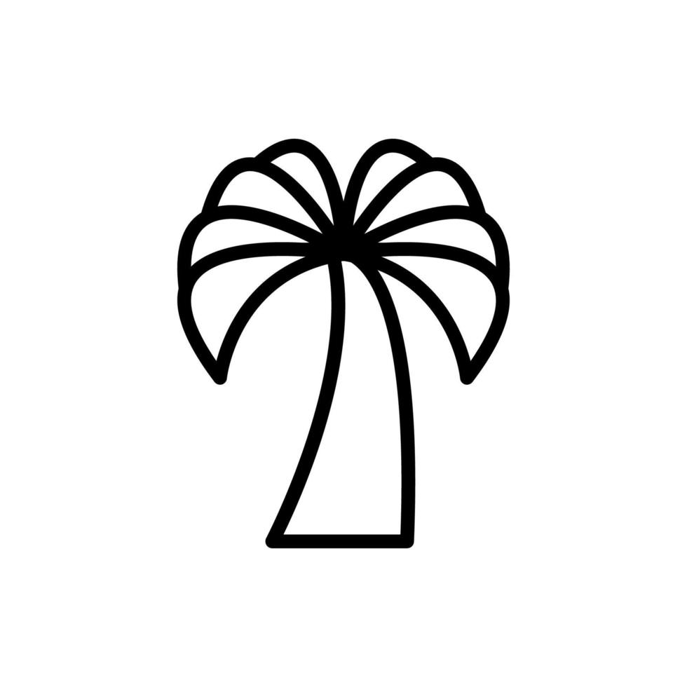 palmera, árbol vector icono