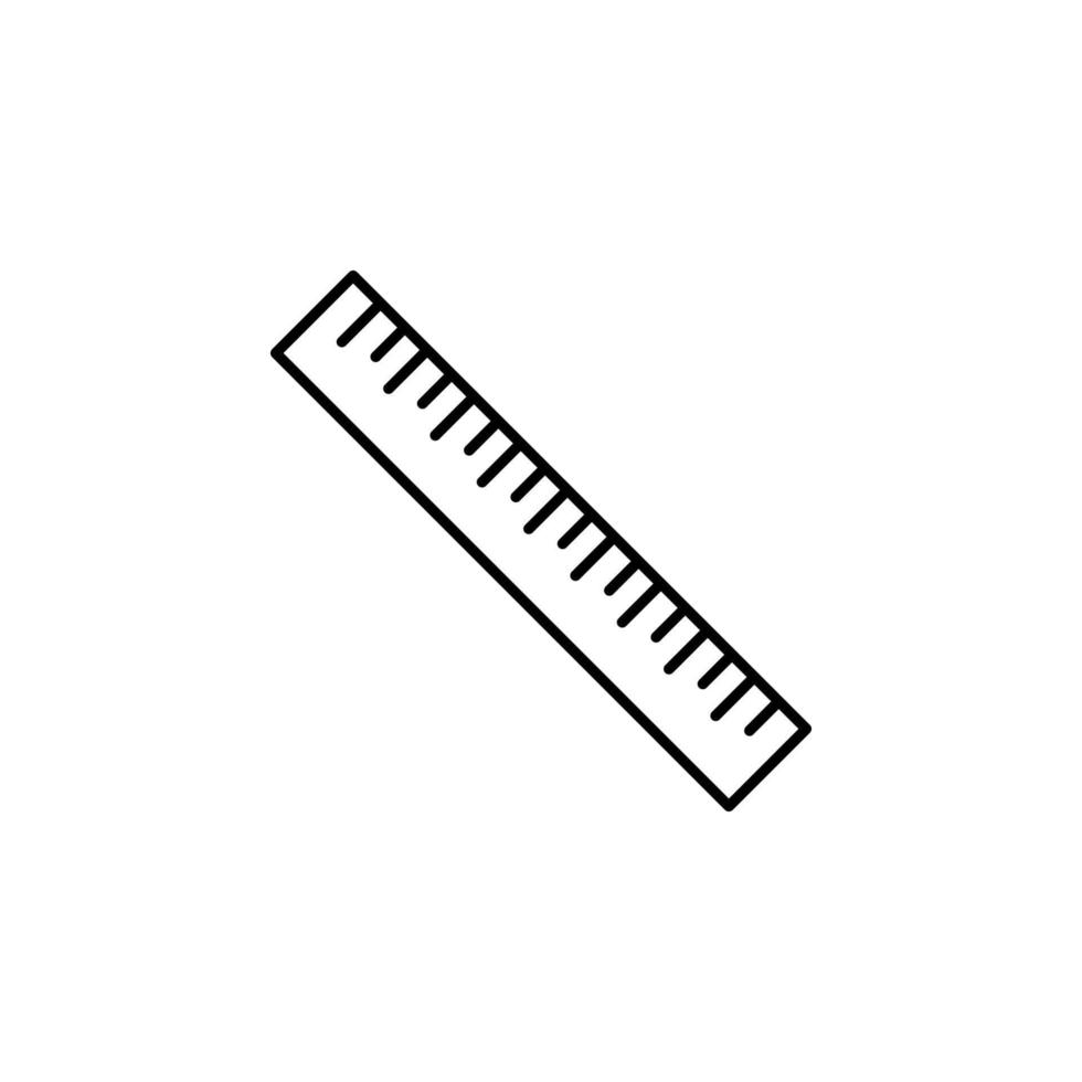 ruler vector icon