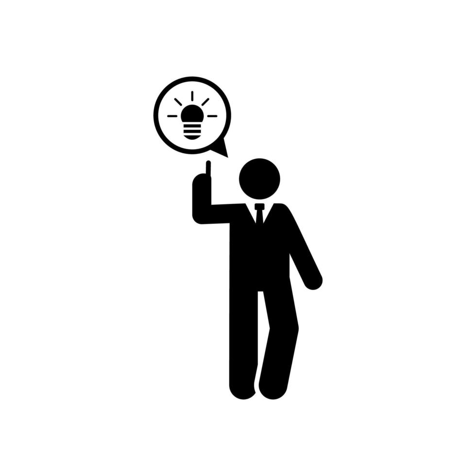 Idea, office, job vector icon