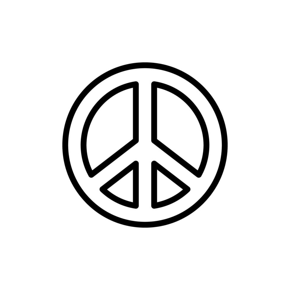 Sign, peace vector icon