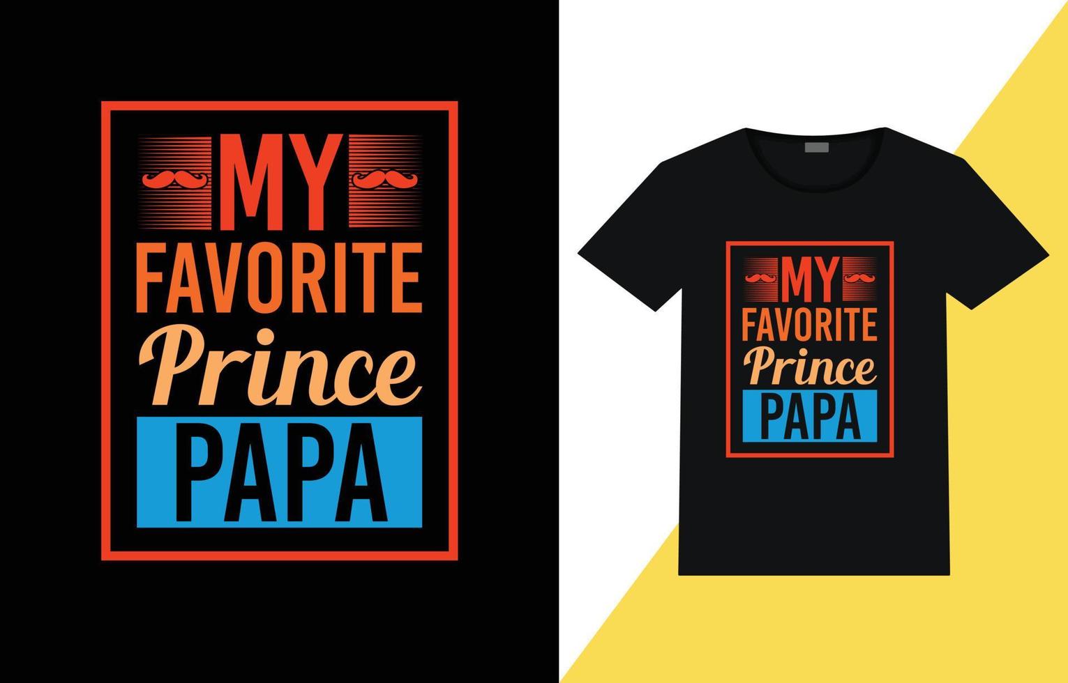 Retro Father's day T-shirt Design vector