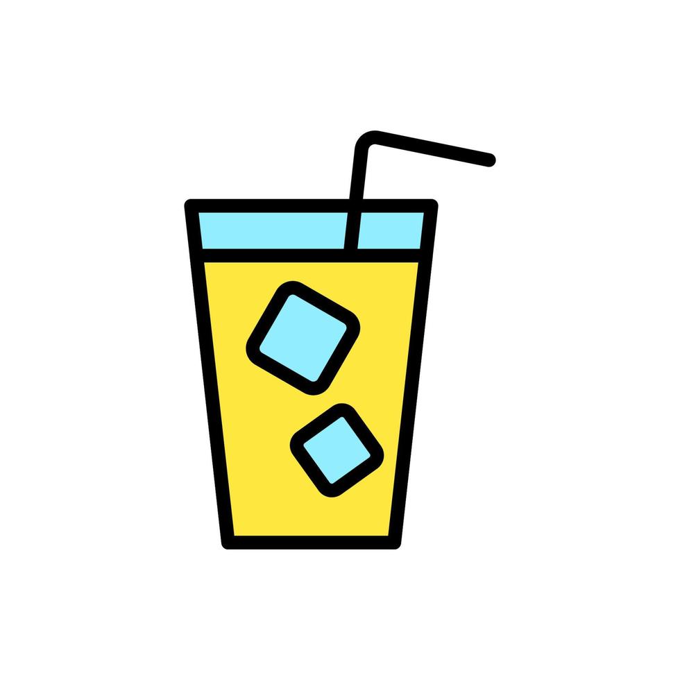 Cocktail, drink vector icon