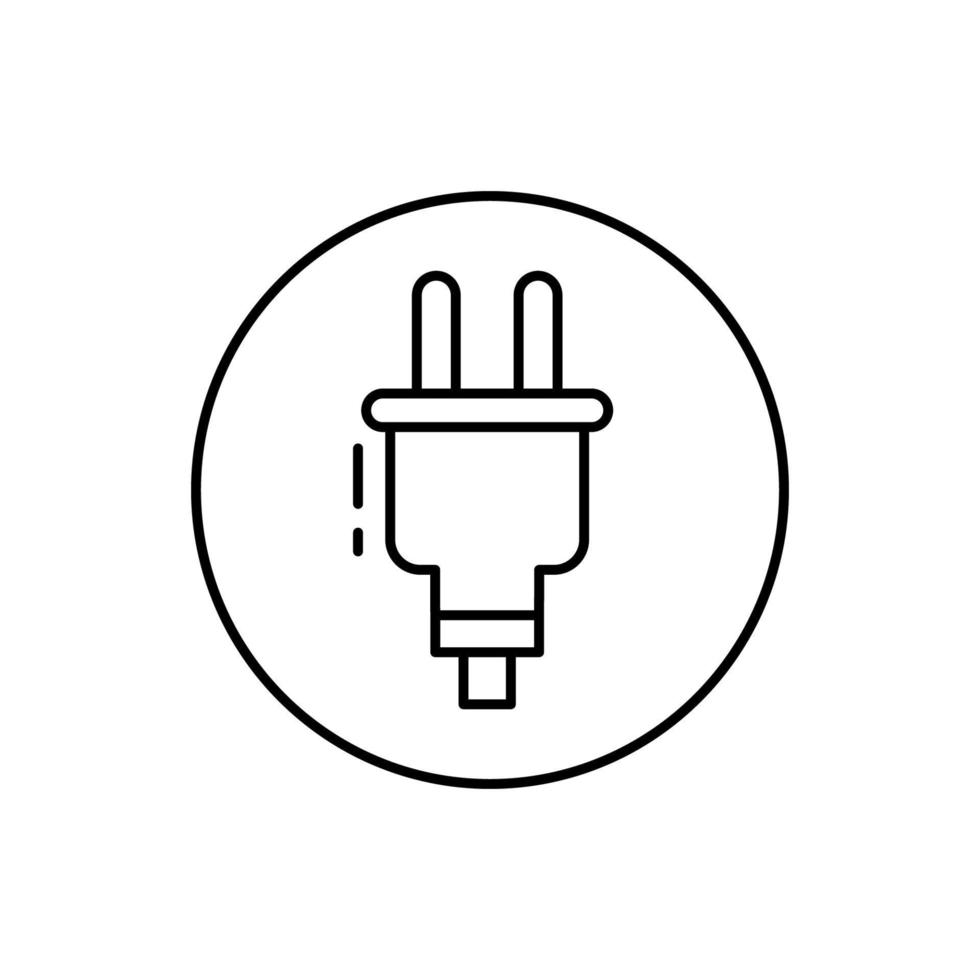 Plug, connector vector icon