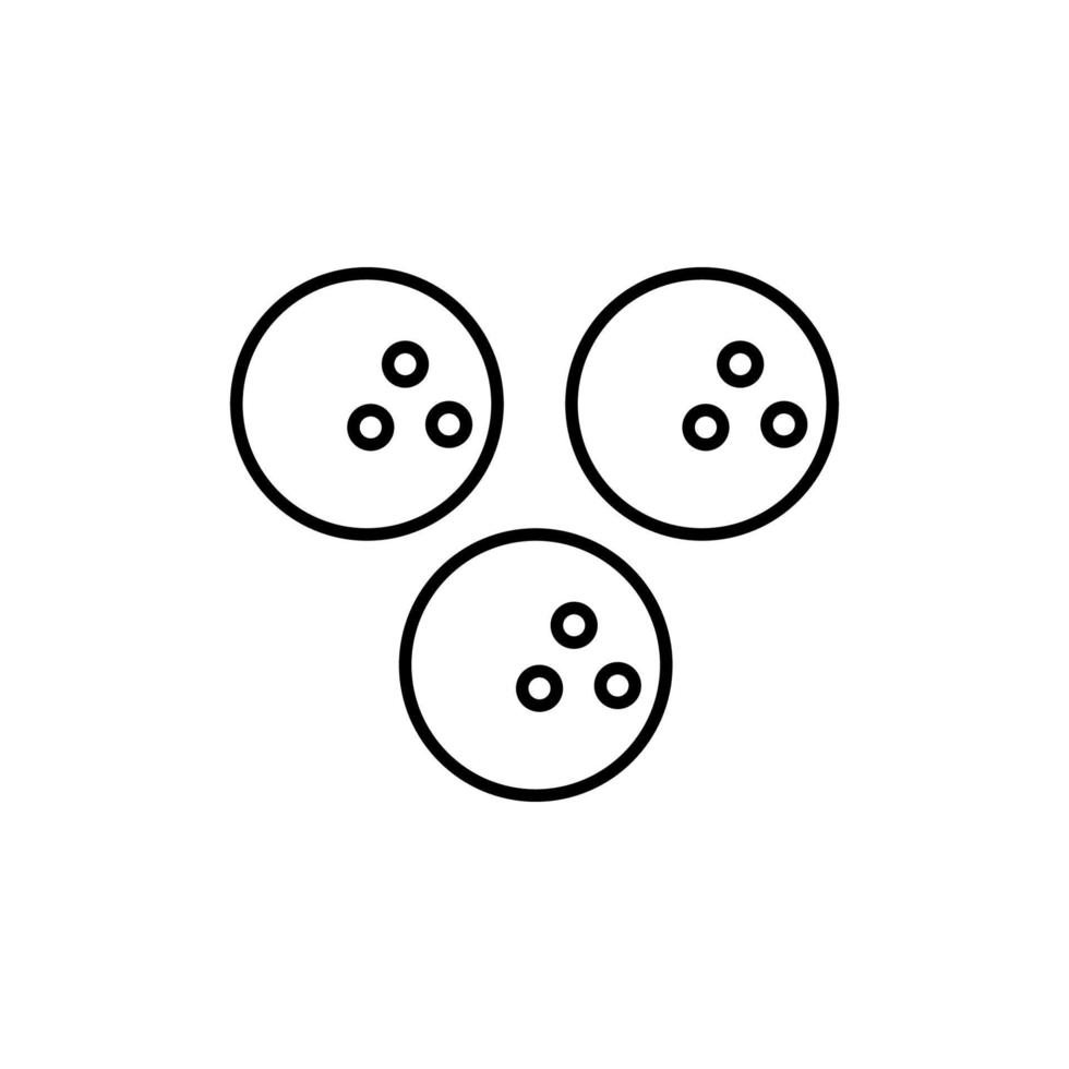 Bowling balls vector icon