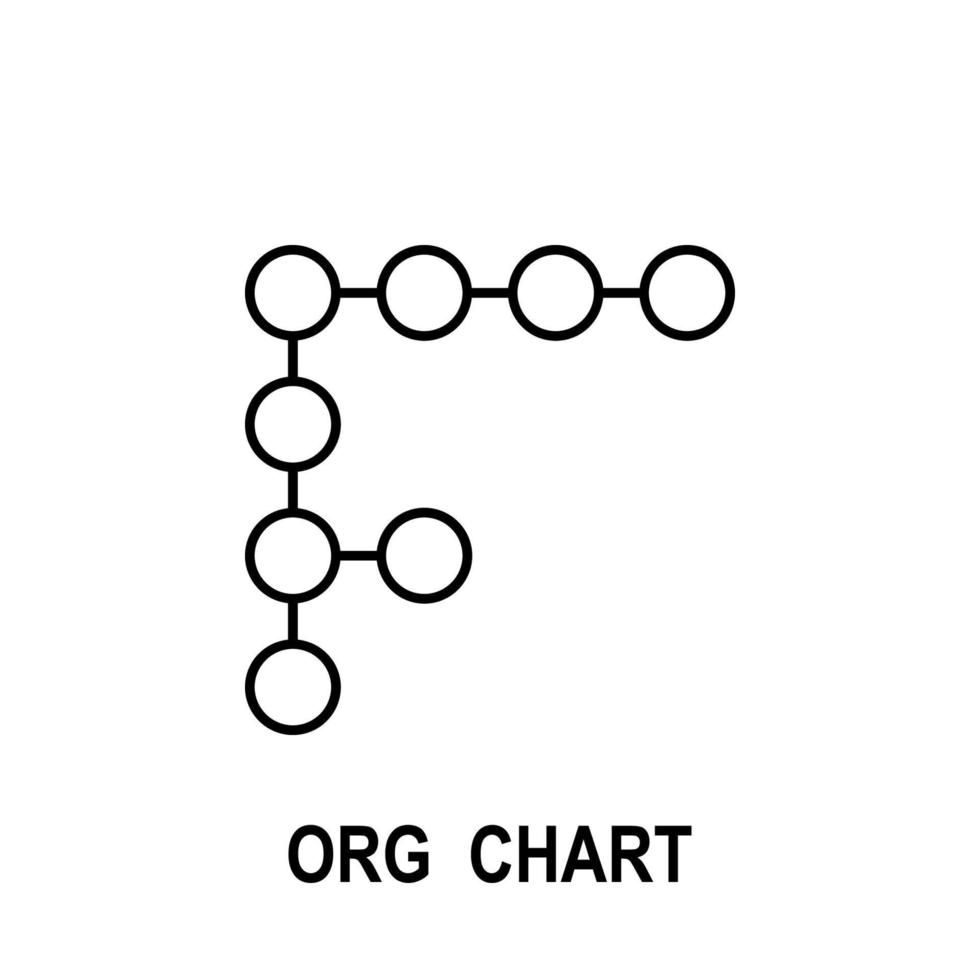 organizativo gráfico vector icono