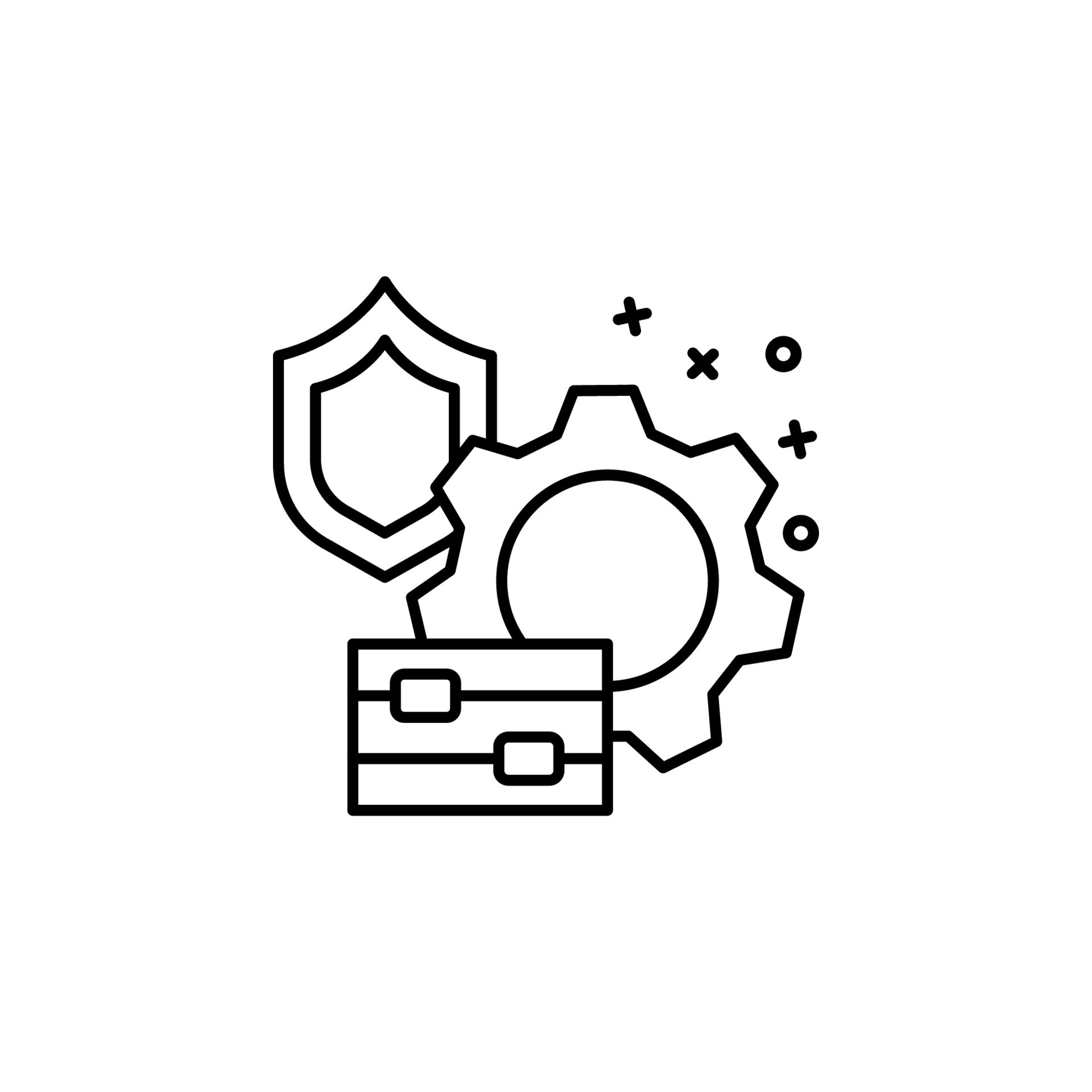 Protection gear setting vector icon 22565282 Vector Art at Vecteezy