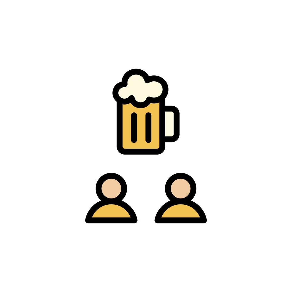 Alcoholics, beer bottle vector icon