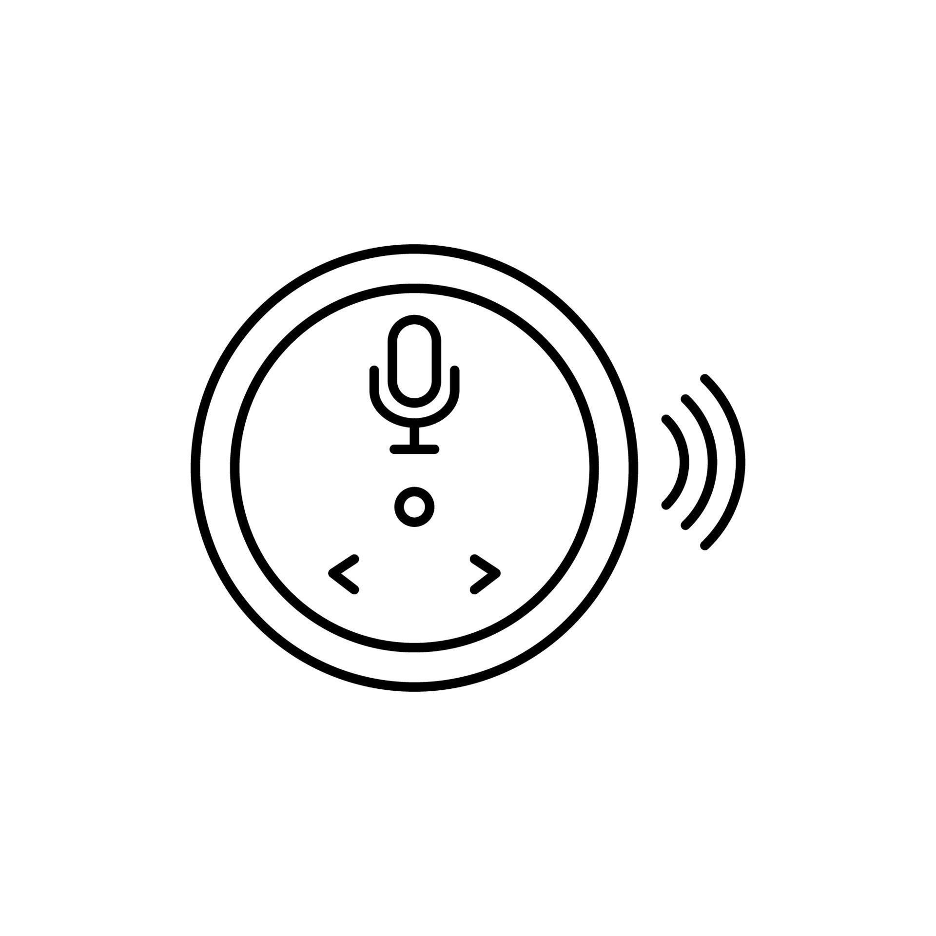 Echo dot vector icon 22565456 Vector Art at Vecteezy