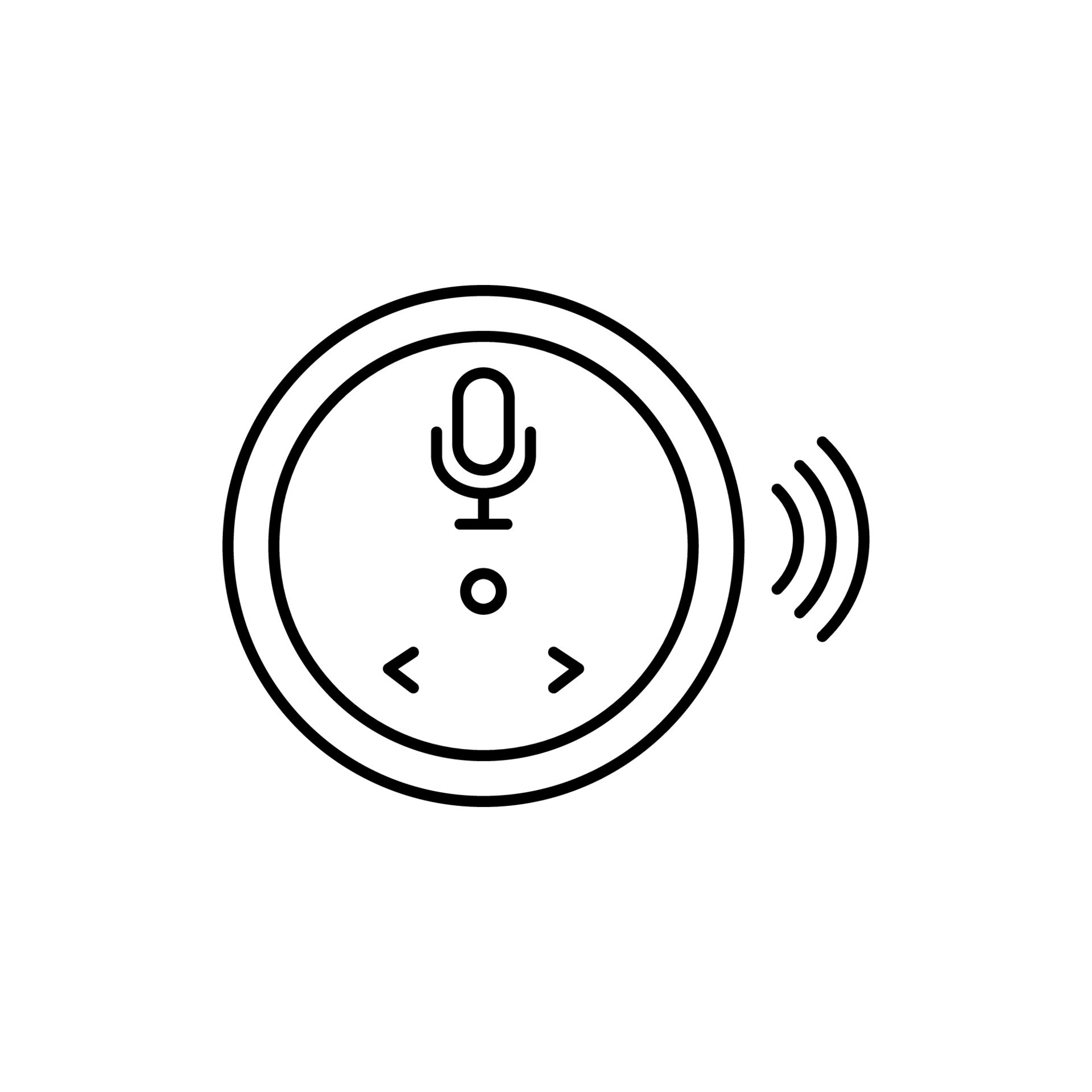 Echo dot vector icon 22565456 Vector Art at Vecteezy