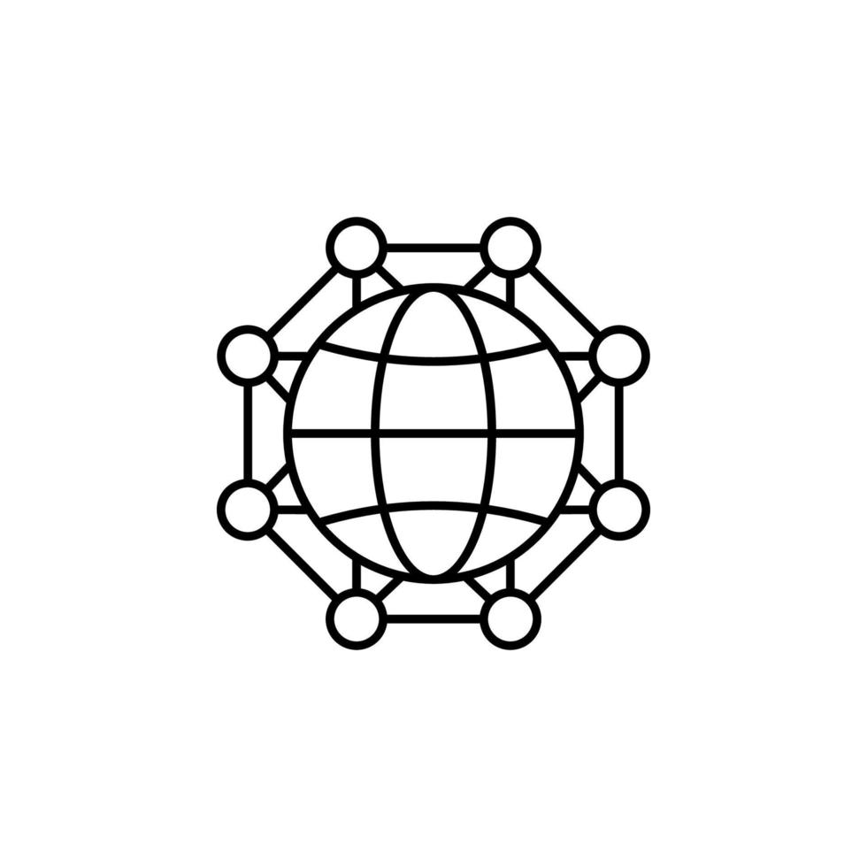 augmented reality, technology, virtual reality, internet vector icon