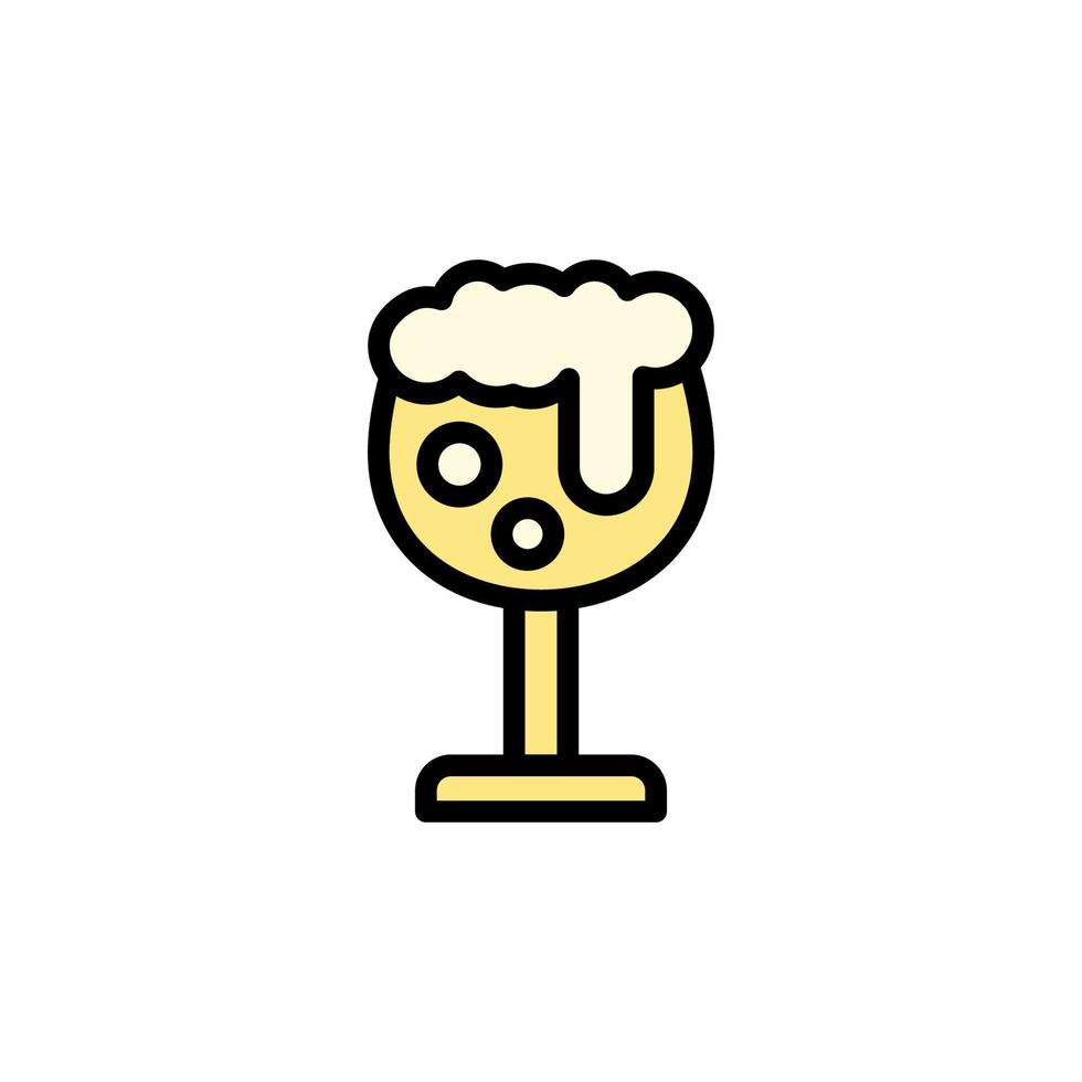 Goblet, beer vector icon