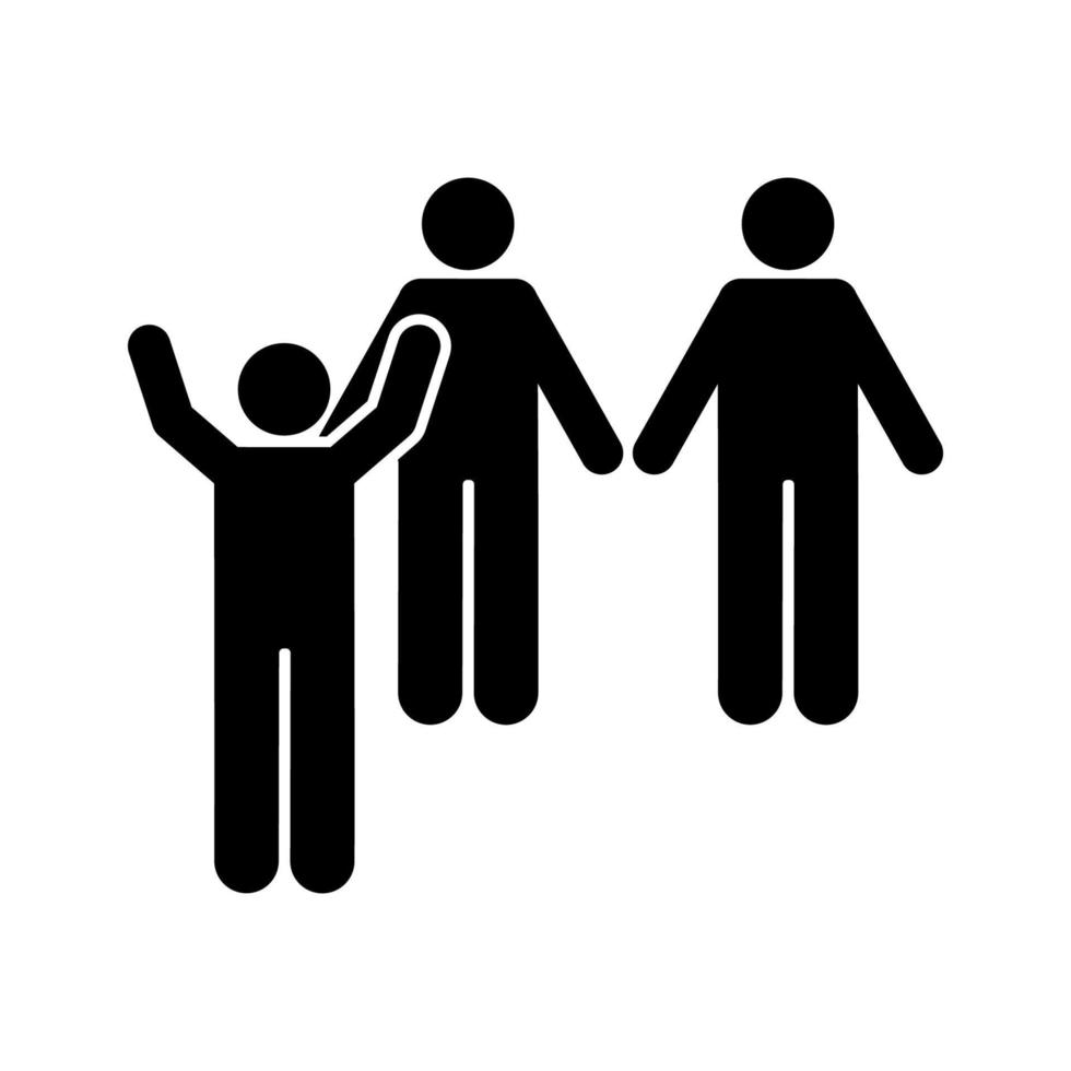People help man vector icon
