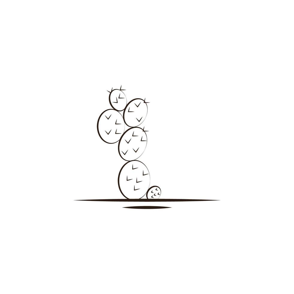 cactus, desert vector icon