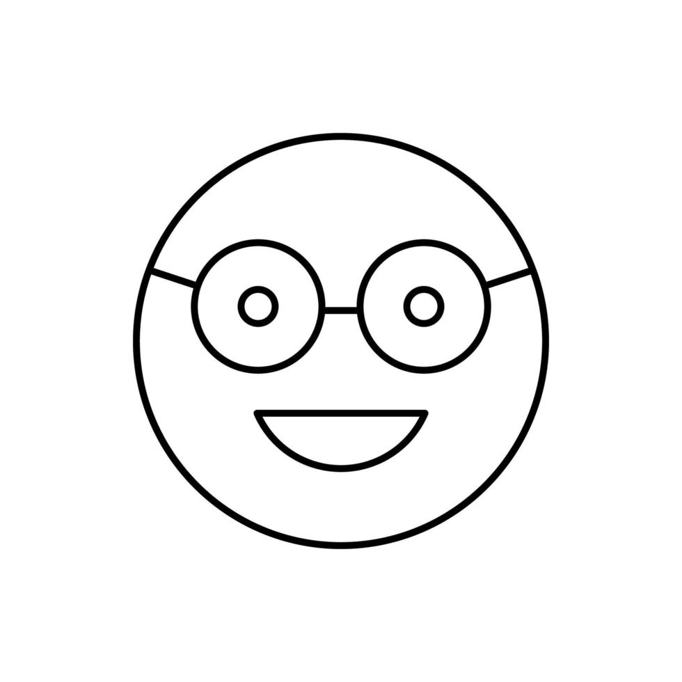 Sunglasses, happy, emotions vector icon