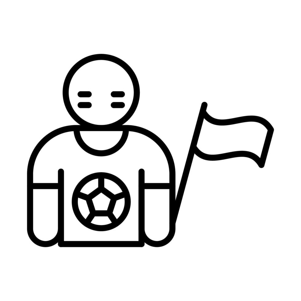 Fan, football vector icon