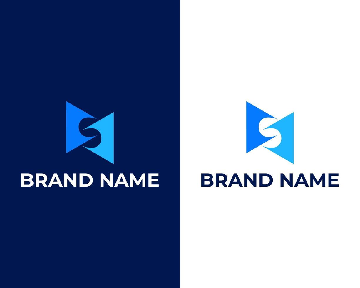 Professional Simple Modern Initial MS Logo Vector, Abstract SM unique logo design template vector