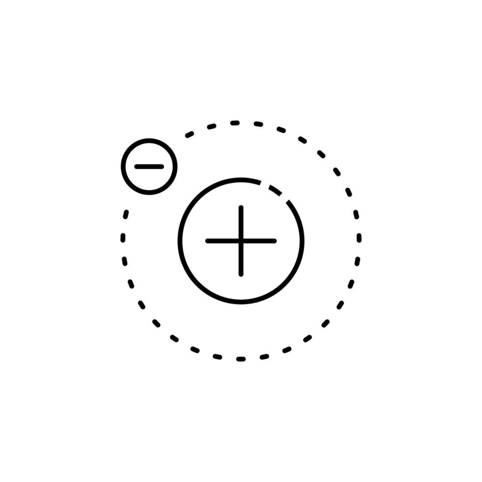 electron vector icon