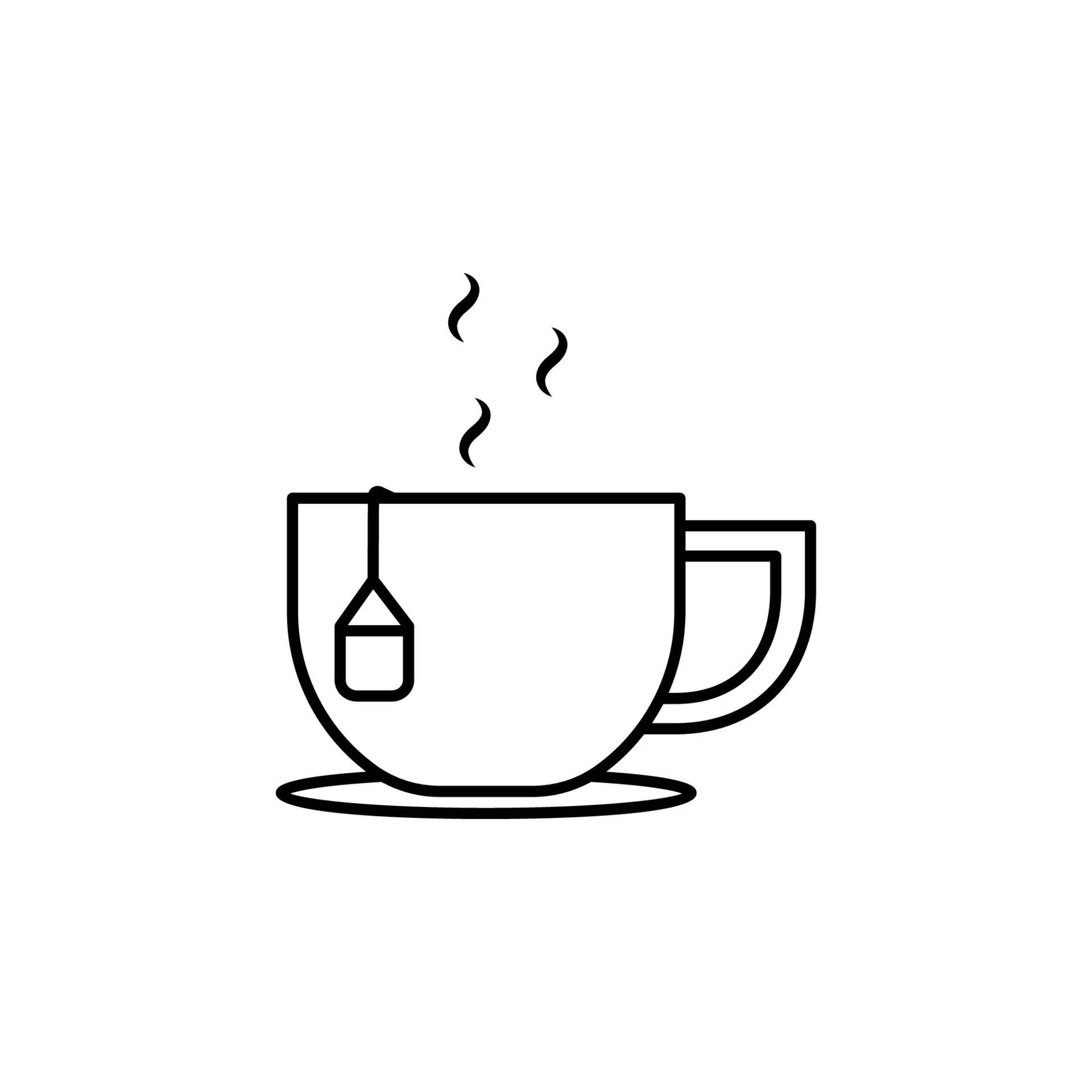 Tea cup vector icon 22566042 Vector Art at Vecteezy