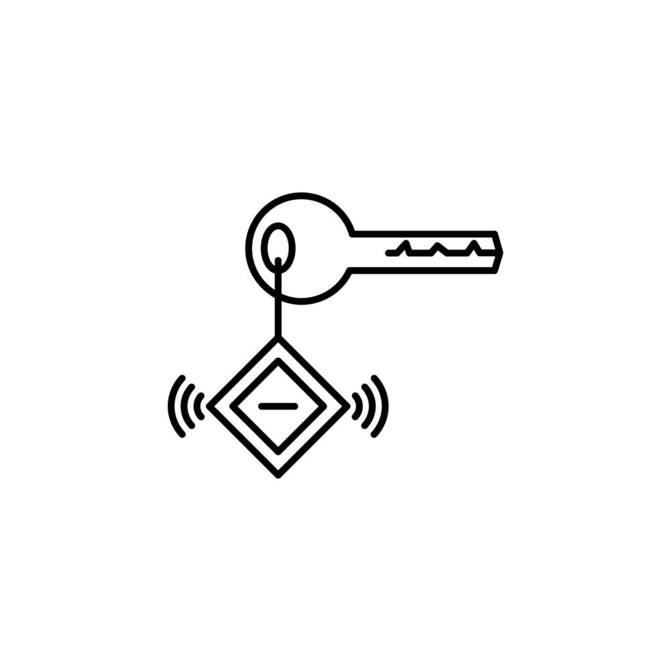 Gadget, key ring vector icon