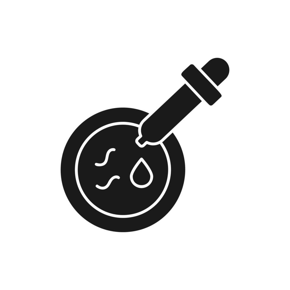 Pipette, hematology vector icon