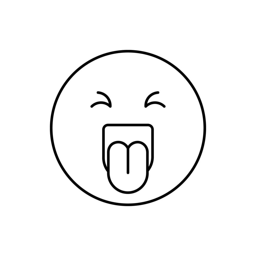 Thinking, emotions vector icon