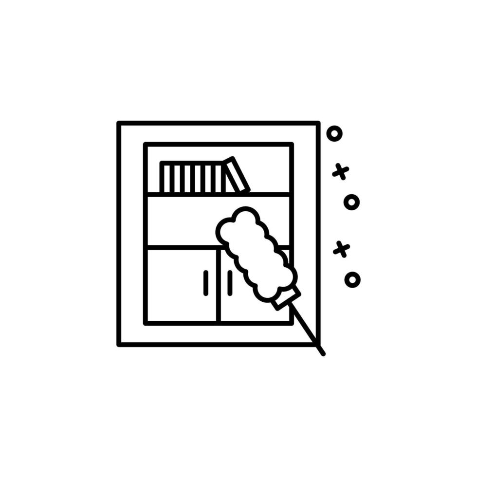 Wardrobe furniture archive vector icon