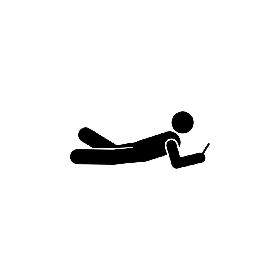 Man, get old, use phone vector icon