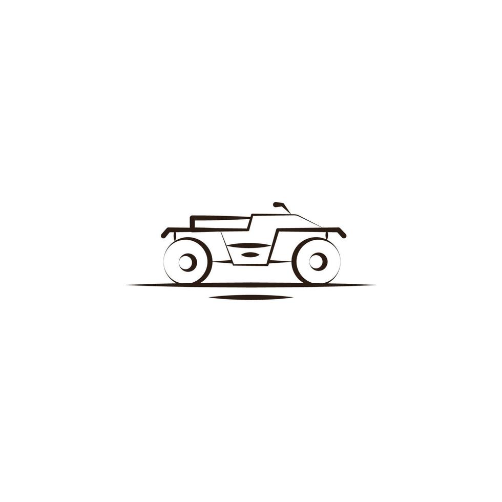 buggies desert car vector icon