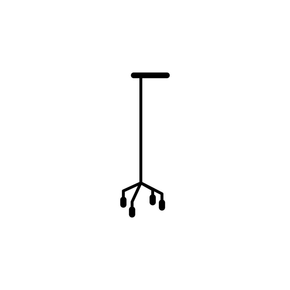 crutch vector icon