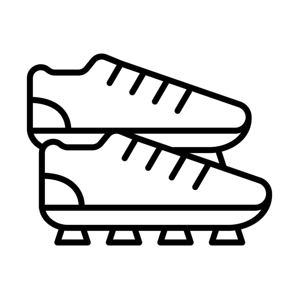Cleats, football vector icon