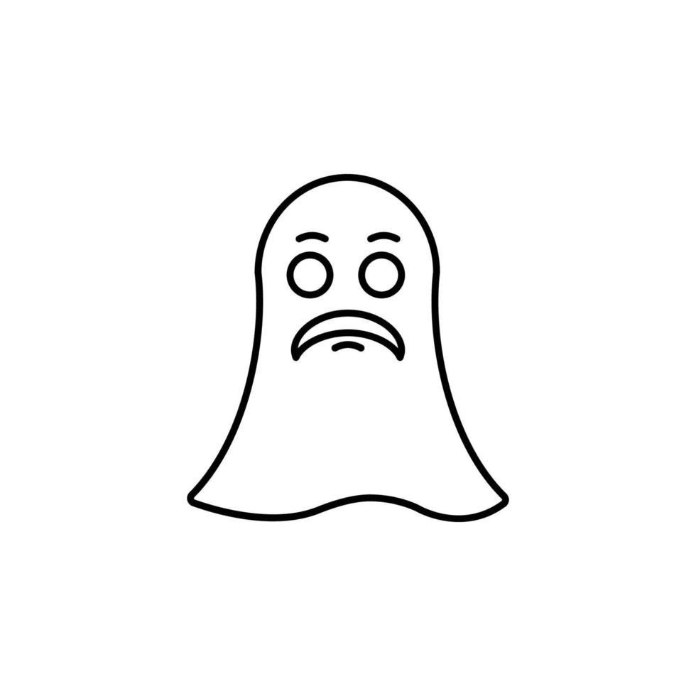 Ghost, magic vector icon