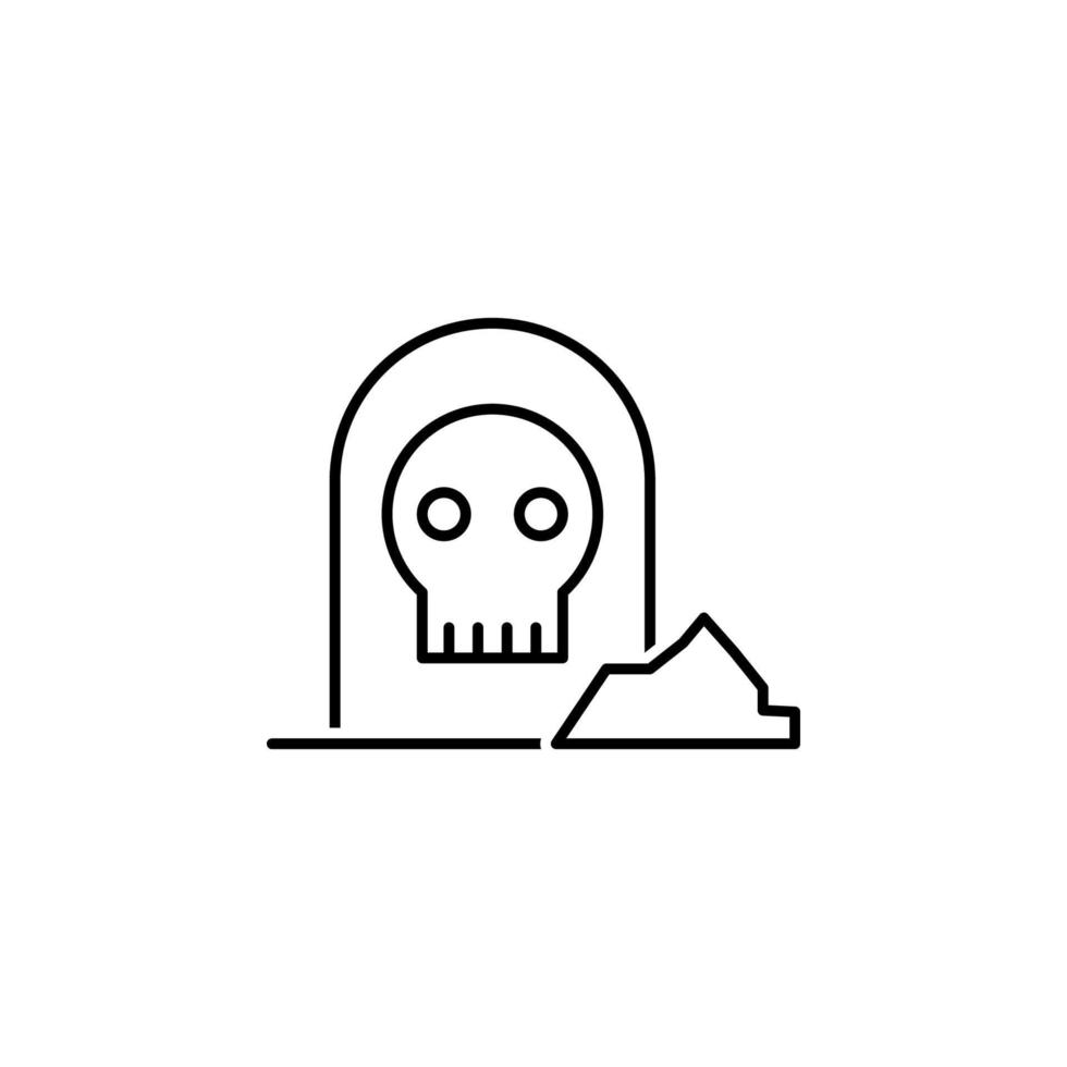 icono de vector de muerte