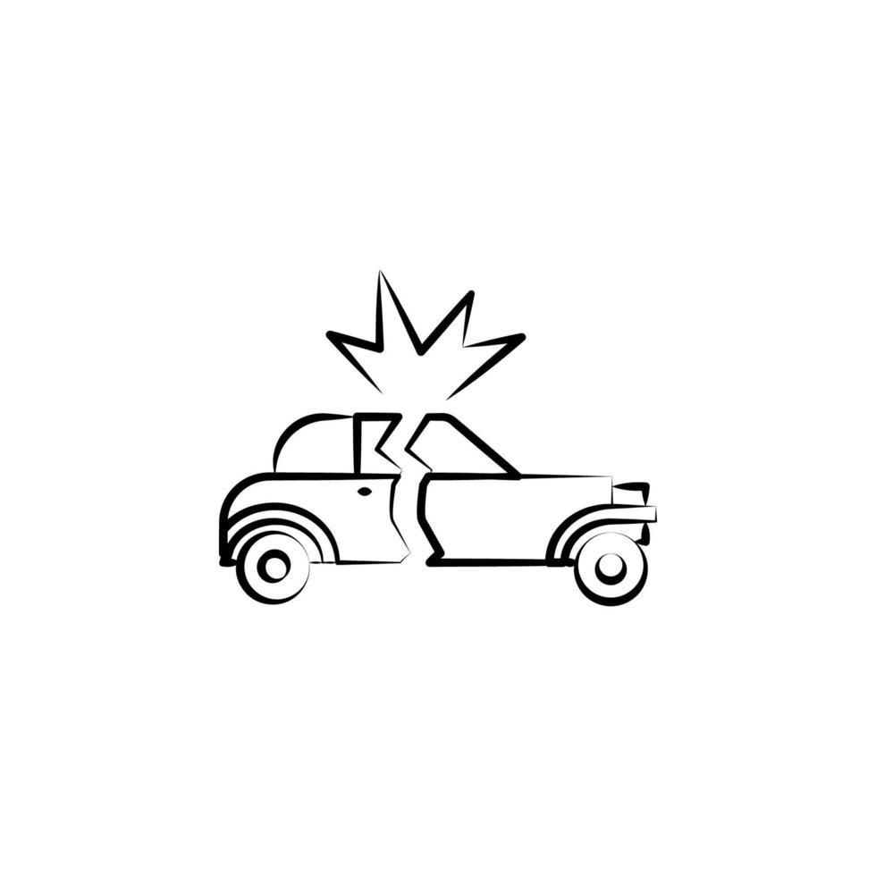 car bomb vector icon