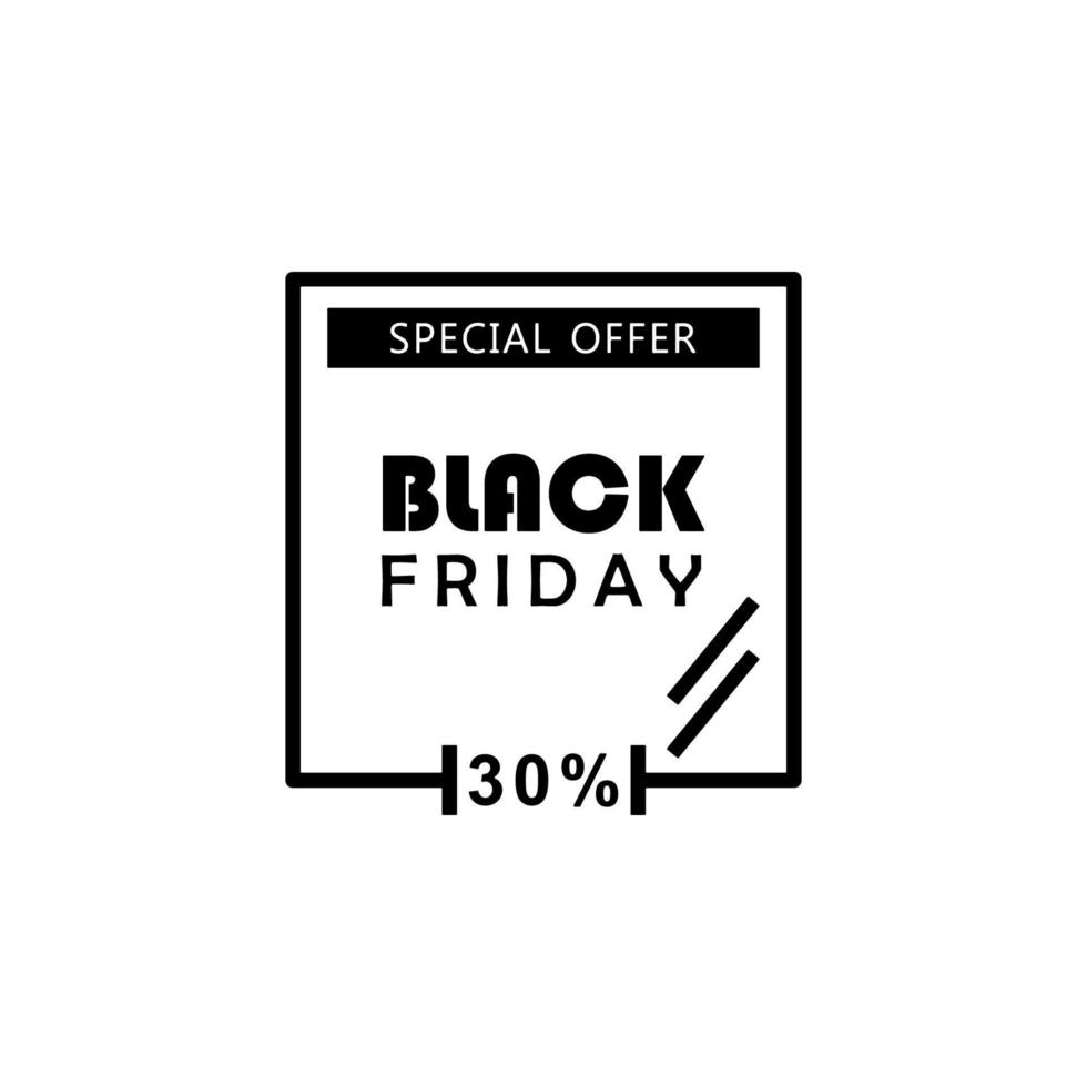 Black Friday poster stiker vector icon