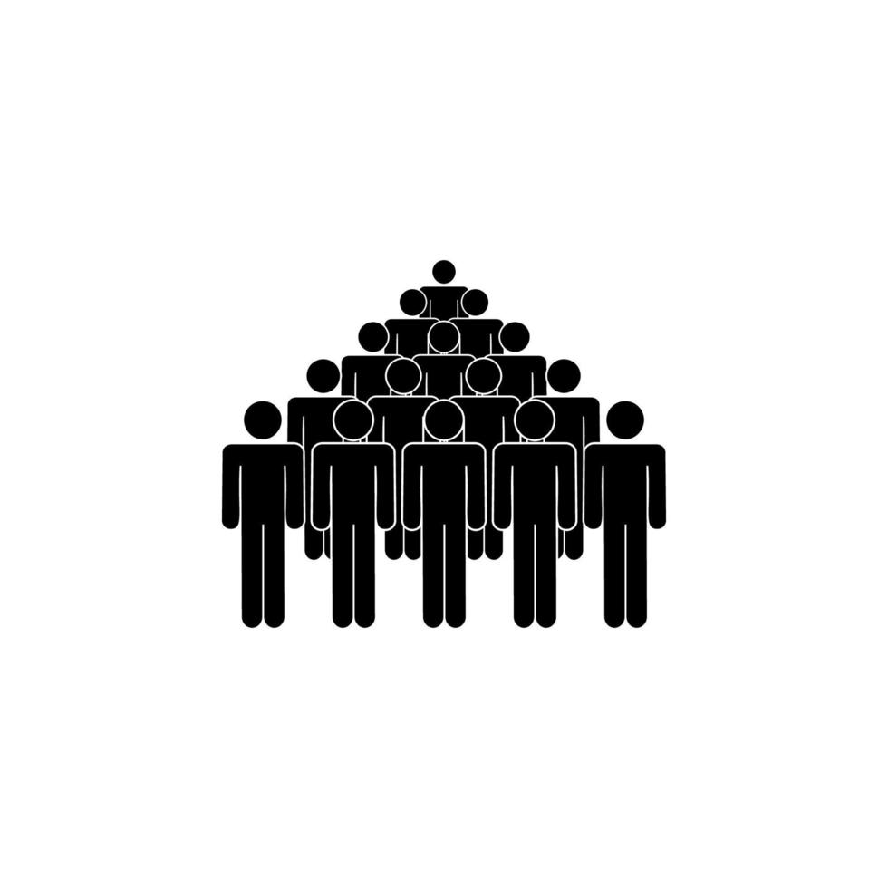 people, group, team, triangle vector icon