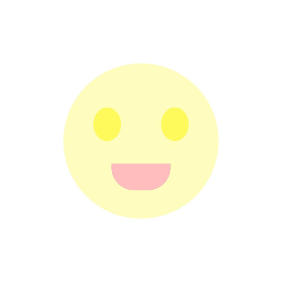 sonrisa, hippy vector icono