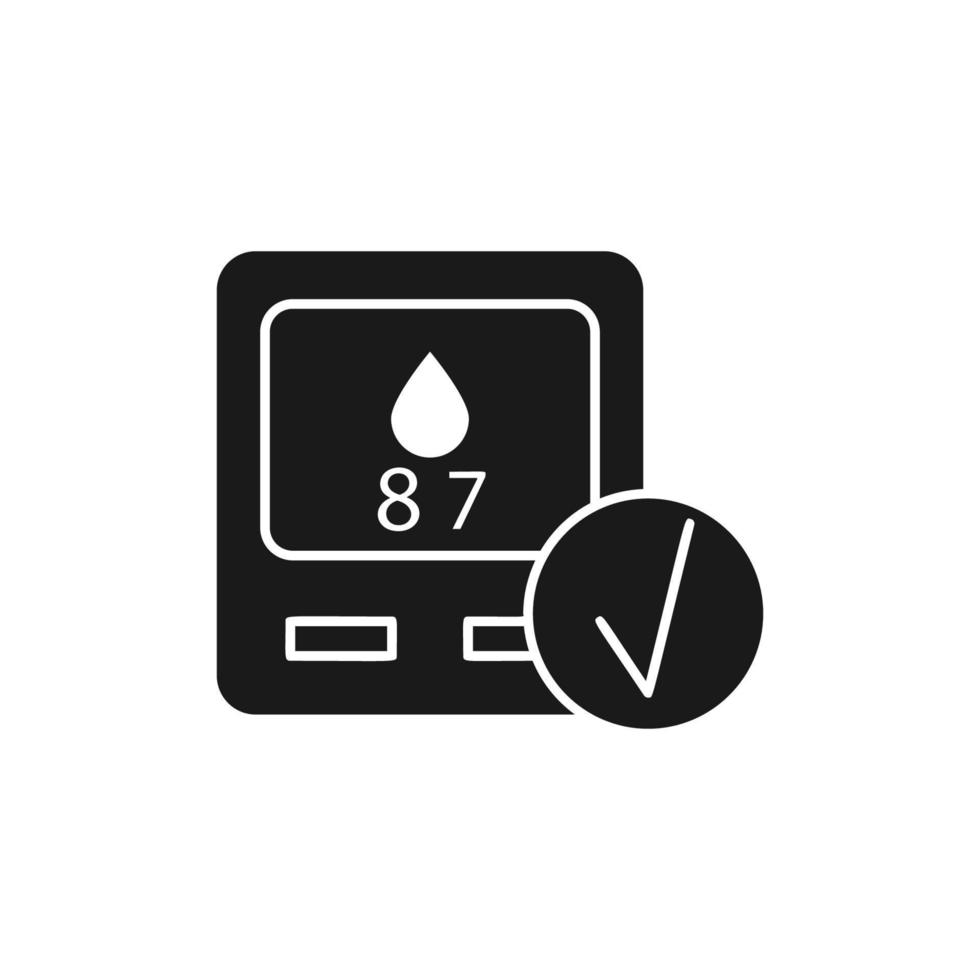 Blood, machine, clinic vector icon