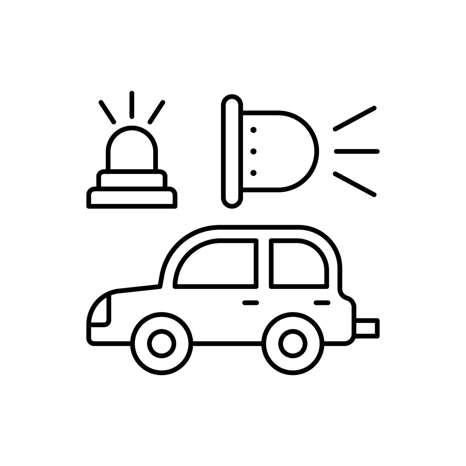 Beacon on, car repair vector icon 22567087 Vector Art at Vecteezy